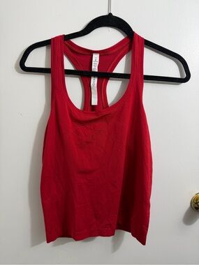 Lululemon Red Racerback Tank Top